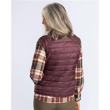 GILET FEMME PINEWOOD ABISKO INSULATION - EARTH PLUM