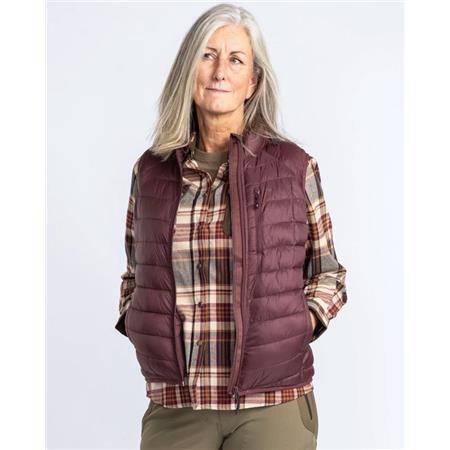 GILET FEMME PINEWOOD ABISKO INSULATION - EARTH PLUM