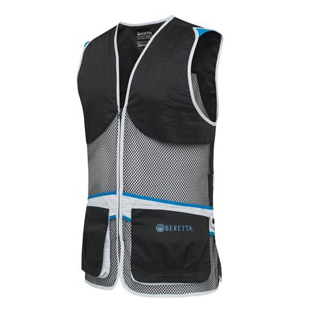 Gilet Homme Beretta Full Mesh - Black/Blue Excell