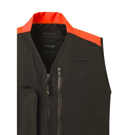 GILET HOMME BERETTA THORN RESISTANT - BROWN BARK/ORANGE