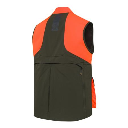 GILET HOMME BERETTA THORN RESISTANT - GREEN MOSS/ORANGE