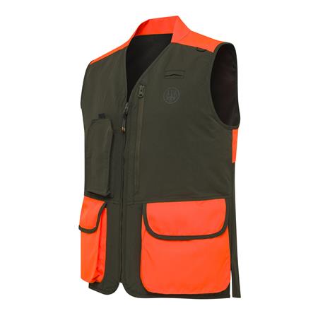 Gilet Homme Beretta Thorn Resistant - Green Moss/Orange