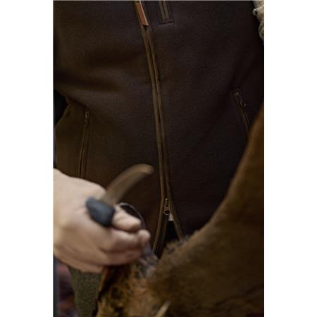 GILET HOMME HARKILA SANDHEM SHERPA - DEMITASSE BROWN