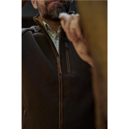 GILET HOMME HARKILA SANDHEM SHERPA - DEMITASSE BROWN