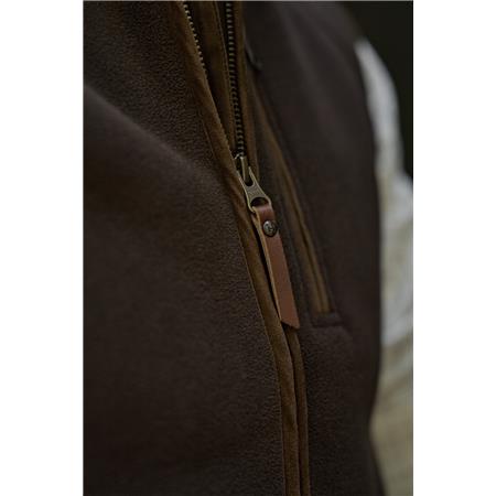 GILET HOMME HARKILA SANDHEM SHERPA - DEMITASSE BROWN