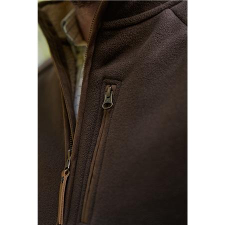 GILET HOMME HARKILA SANDHEM SHERPA - DEMITASSE BROWN