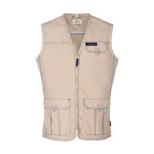 Gilet Homme Crystal River Beige Taille L - Léger Avec Poches, Style Militaire, Pour Voyage