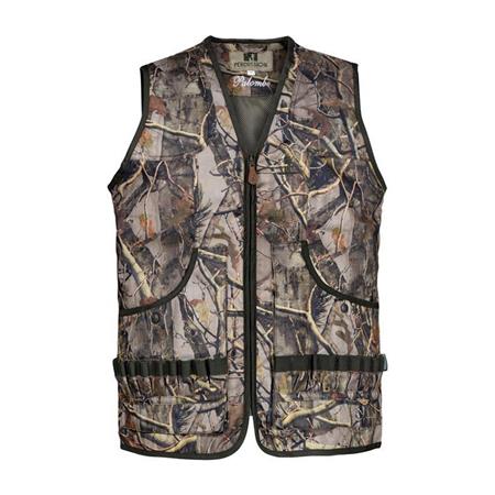 Gilet Homme Percussion Chasse Palombe - Camo Forest