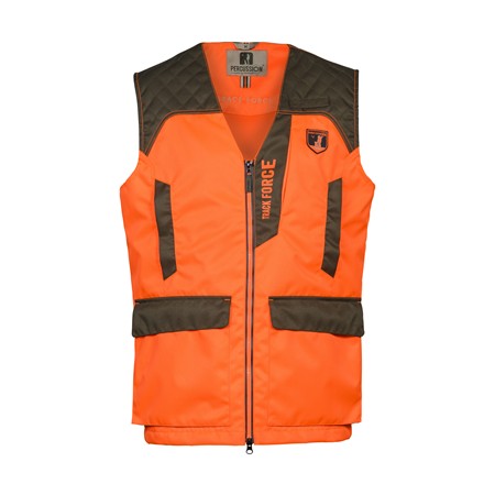 Gilet Homme Percussion Track Force 12108 - Orange/Kaki/Percussion