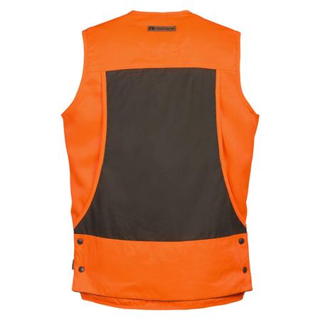 GILET HOMME PERCUSSION TRADITION HAUTE VISIBILITE - ORANGE