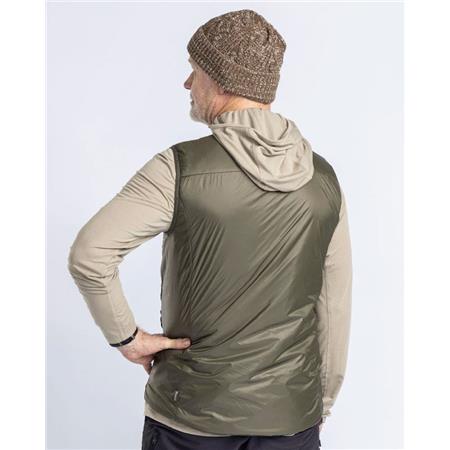 GILET HOMME PINEWOOD WOOL INSULATED MIDLAYER - MOSS GREEN