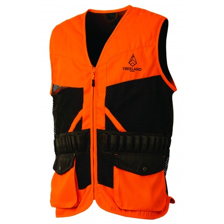 Gilet Homme Treeland Maille - Orange