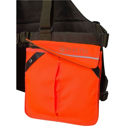GILET MIXTE BERETTA STRAP EVO - VERT MOSS/ORANGE