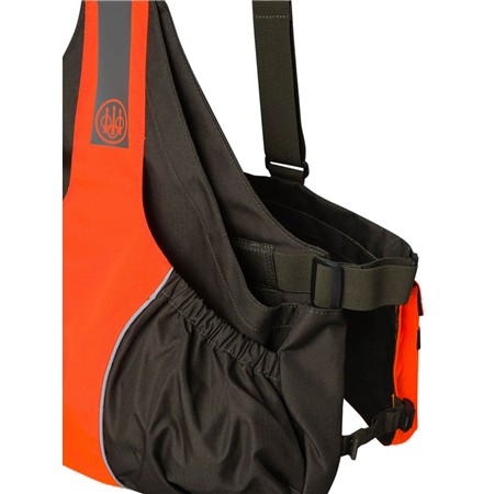 GILET MIXTE BERETTA STRAP EVO - VERT MOSS/ORANGE