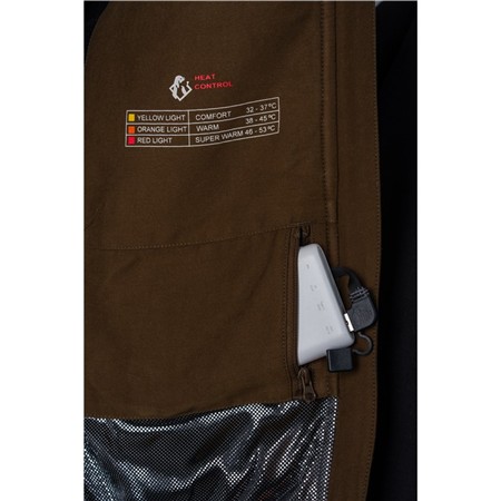 GILET RISCALDANTE UOMO SOMLYS - MARRONE