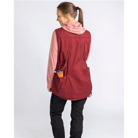 GILET SANS MANCHE FEMME PINEWOOD DOG SPORTS EXPERT W - ROUGE