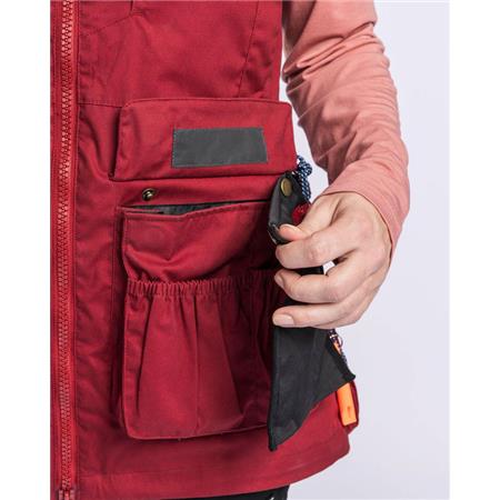 GILET SANS MANCHE FEMME PINEWOOD DOG SPORTS EXPERT W - ROUGE