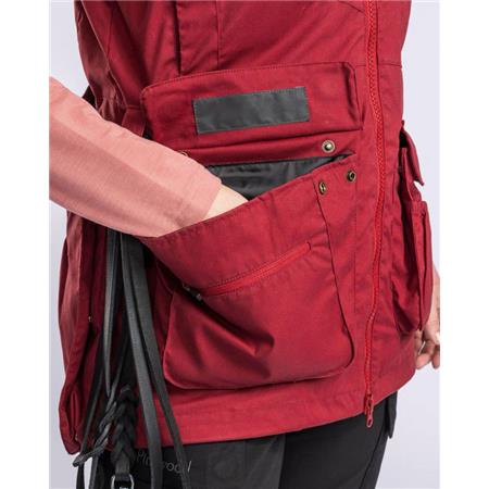 GILET SANS MANCHE FEMME PINEWOOD DOG SPORTS EXPERT W - ROUGE