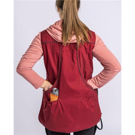 GILET SANS MANCHE FEMME PINEWOOD DOG SPORTS EXPERT W - ROUGE