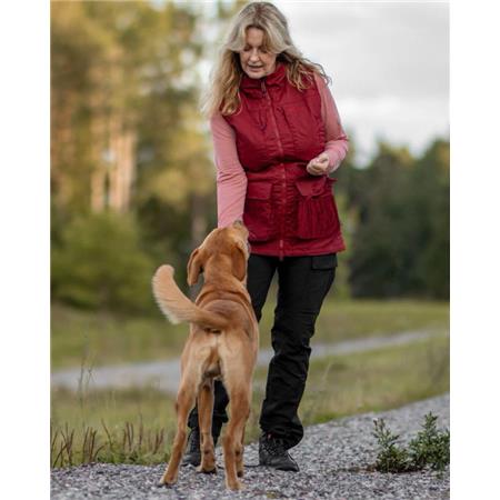 GILET SANS MANCHE FEMME PINEWOOD DOG SPORTS EXPERT W - ROUGE