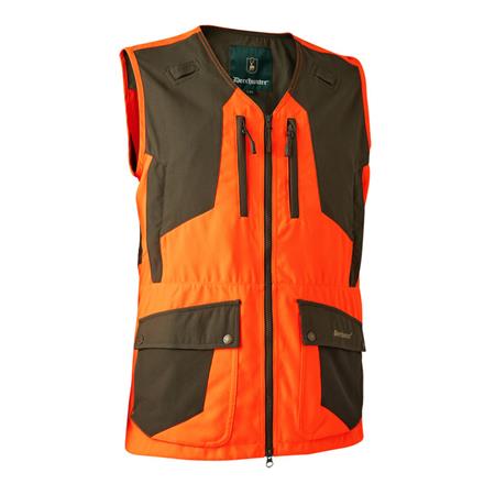 Gilet Sans Manche Homme Deerhunter Strike Extreme Waistcoat - Orange