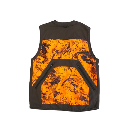 GILET SANS MANCHE HOMME HARKILA WILDBOAR PRO SAFETY - ORANGE/MARRON - HARKILA - 54 OCCASION