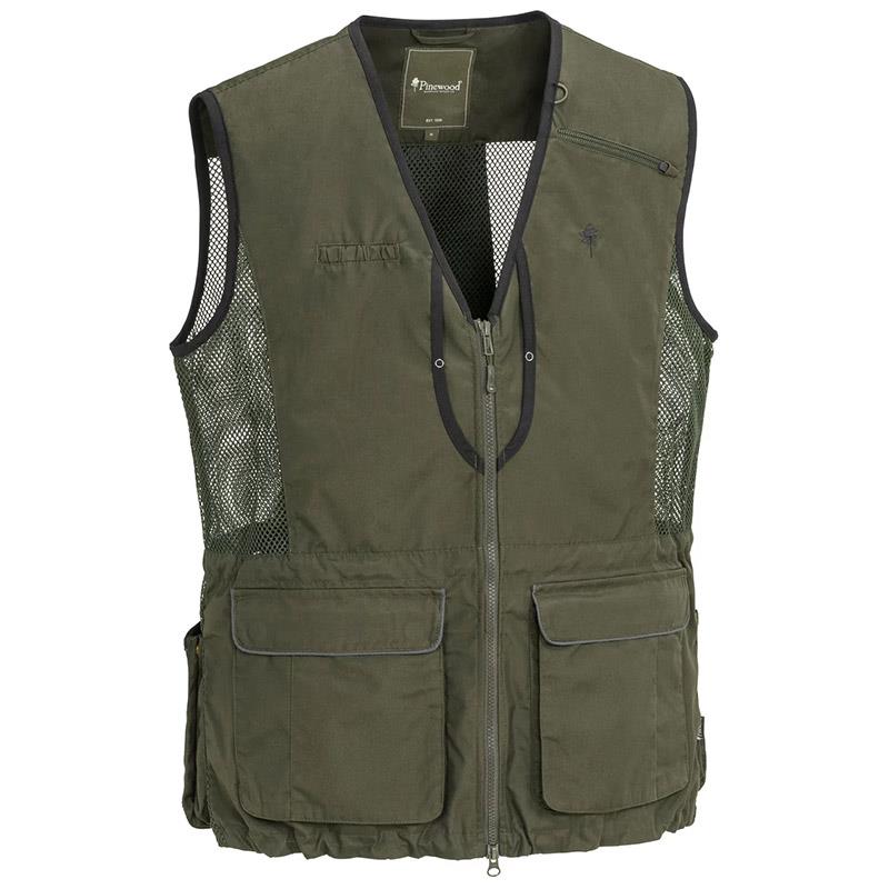 Pinewood 3184 Dog Sports 2.0 Gilet Da Donna Verde Muschio (taglia L) - Leggero, Traspirante, Con Tantissime Tasche Per Addestramento Cinofilo E Passeggiate