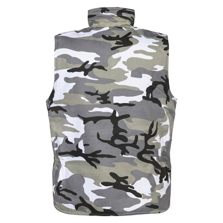 GILET SANS MANCHE JUNIOR PERCUSSION RANGERS MATELASSÉ - CAMO