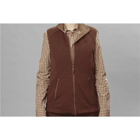 GILET SENZA MANICHE DONNA HARKILA SANDHEM PRO WOMEN - RUGGINE