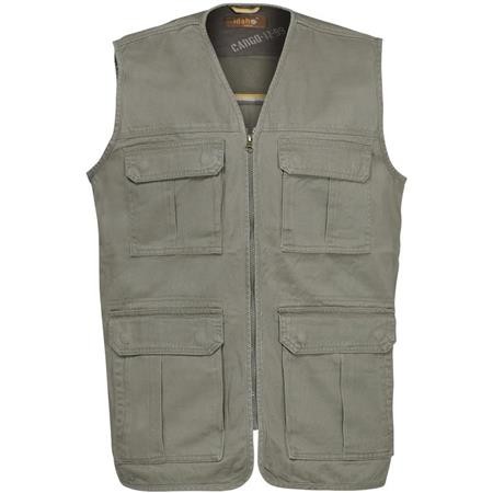 Gilet Senza Maniche Uomo Idaho Cargo - Beige