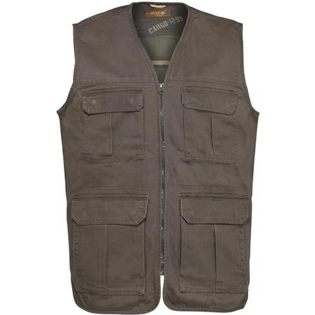 Gilet Senza Maniche Uomo Idaho Cargo - Kaki