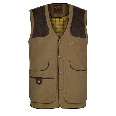 Gilet Senza Manico Uomo Club Interchasse Cevrus Quadrati Arancione