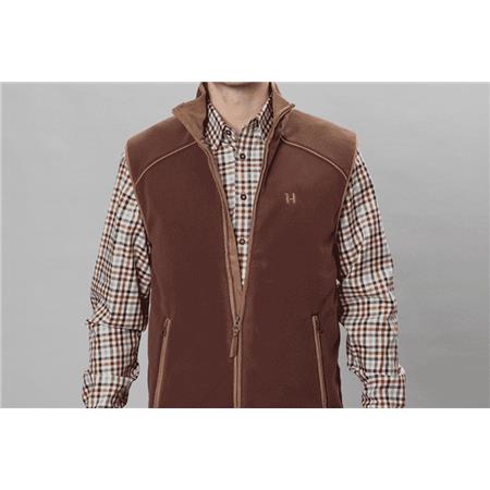 GILET SMANICATO UOMO HARKILA SANDHEM 200 - BORDEAUX