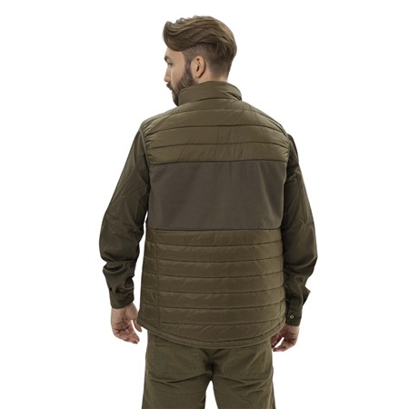 GILET SMANICATO UOMO REMINGTON POWDER LITE - DARK OLIVE