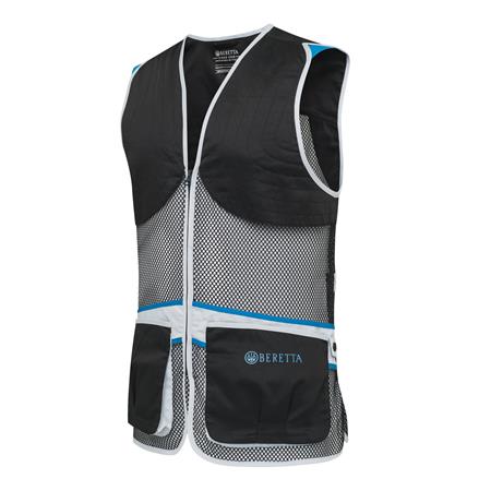 Gilet Uomo - Black/Blue Excell Beretta Full Mesh - Black/Blue Excell