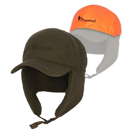 Gorra - Moss Green/Orange Pinewood Småland Teddy Winter - Moss Green/Orange