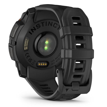 GPS-MULTIFUNKTIONSUHR GARMIN INSTINCT 3 SOLAR 45 SCHWARZ SCHWARZES ARMBAND