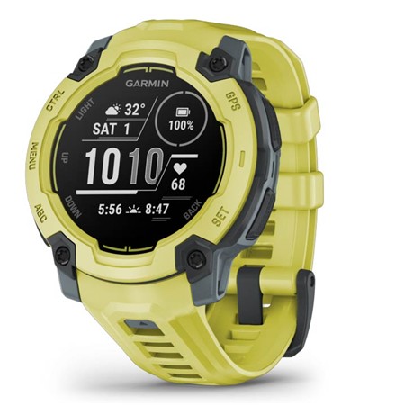 Gps-Multifunktionsuhr Garmin Instinct E 45 Verte Bracelet Grünes Armband
