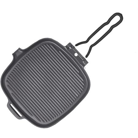 Gril Invicta Manico A Filo Ripieghevole Quadrato