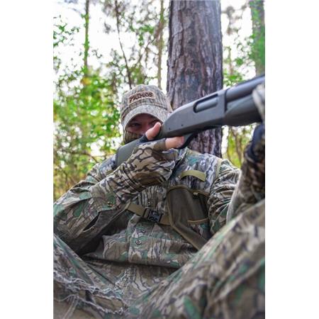 GUANTI PRIMOS HUNTING CALLS STRETCH ANTI-DÉRAPANTS 3 DITA SCOPERTE - MOSSY OAK BOTTOMLAND - MOSSY OAK BOTTOMLAND