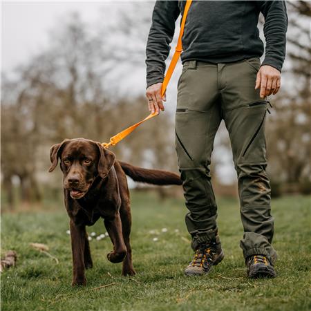 GUINZAGLIO CANE EUROHUNT ALLENAMENTO HP&G CON DUE MOSCHETTONI