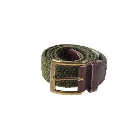 GÜRTEL JANUEL ELASTISCHE GEFLECHTSCHNUR - KHAKI