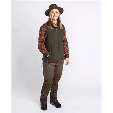 ΓΥΝΑΙΚΕΊΟ ΑΜΆΝΙΚΟ ΦΛΙΣ PINEWOOD SMÅLAND FOREST FLEECE W - ΠΡΆΣΙΝΟ