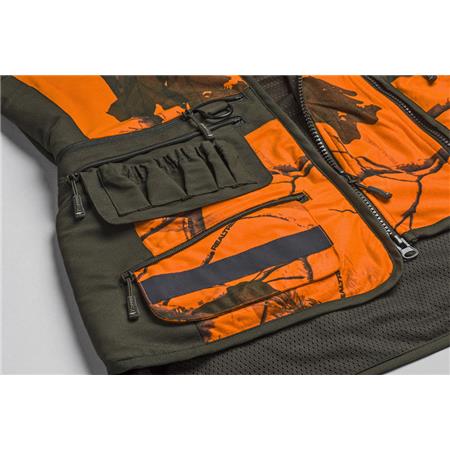 ΓΥΝΑΙΚΕΊΟ ΑΜΆΝΙΚΟ ΓΙΛΈΚΟ PINEWOOD FURUDAL HUNTER PRO VEST W - ΠΟΡΤΟΚΑΛΊ ΚΑΜΟΥΦΛΆΖ