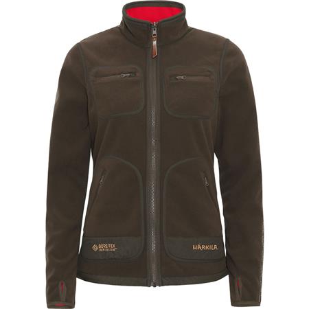 ΓΥΝΑΙΚΕΊΟ ΜΠΟΥΦΆΝ ΦΛΙΣ HARKILA KAMKO FLEECE WOMEN - ΚΑΦΈ/ΚΌΚΚΙΝΟ