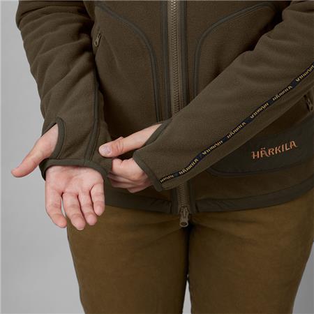 ΓΥΝΑΙΚΕΊΟ ΜΠΟΥΦΆΝ ΦΛΙΣ HARKILA KAMKO FLEECE WOMEN - ΚΑΦΈ/ΚΌΚΚΙΝΟ
