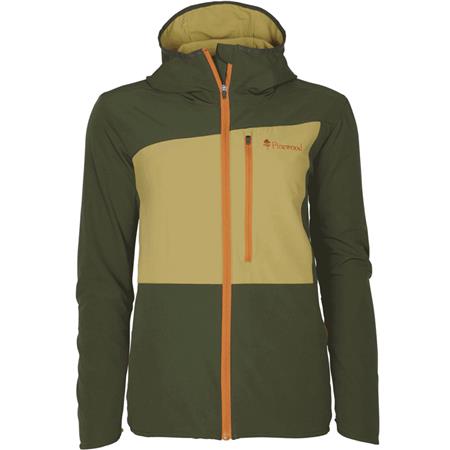 Γυναικείο Μπουφάν Pinewood Abisko Light Stretch W - Μπεζ/Πράσινο