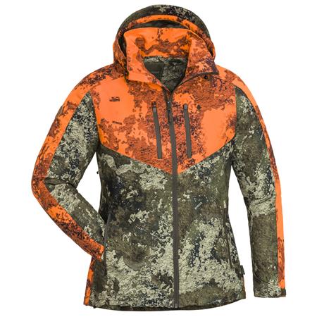 Γυναικείο Μπουφάν Pinewood Furudal/Retriever Active Camou Jkt W - Καμουφλάζ Πράσινο/Πορτοκαλί
