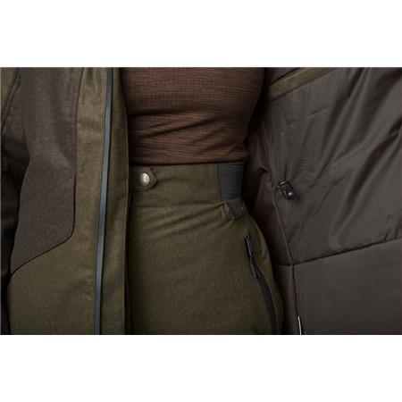 ΓΥΝΑΙΚΕΊΟ ΜΠΟΥΦΆΝ SEELAND AVAIL AYA INSULATED JACKET - ΠΡΆΣΙΝΟ/ΚΑΦΈ