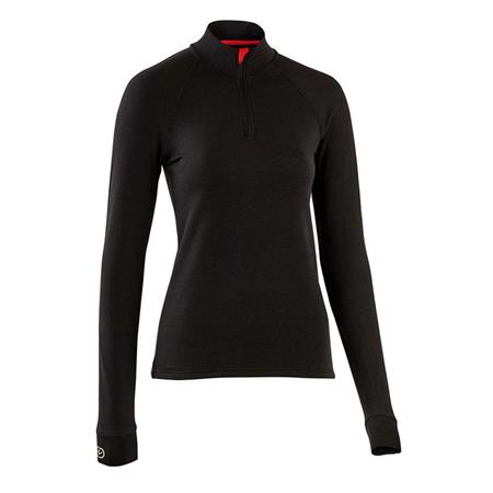 ΓΥΝΑΙΚΕΊΟ ΕΣΏΡΟΥΧΟ DAMART TEE SHIRT THERMOLACTYL COMFORT 4 COL ZIP - ΜΑΎΡΟ